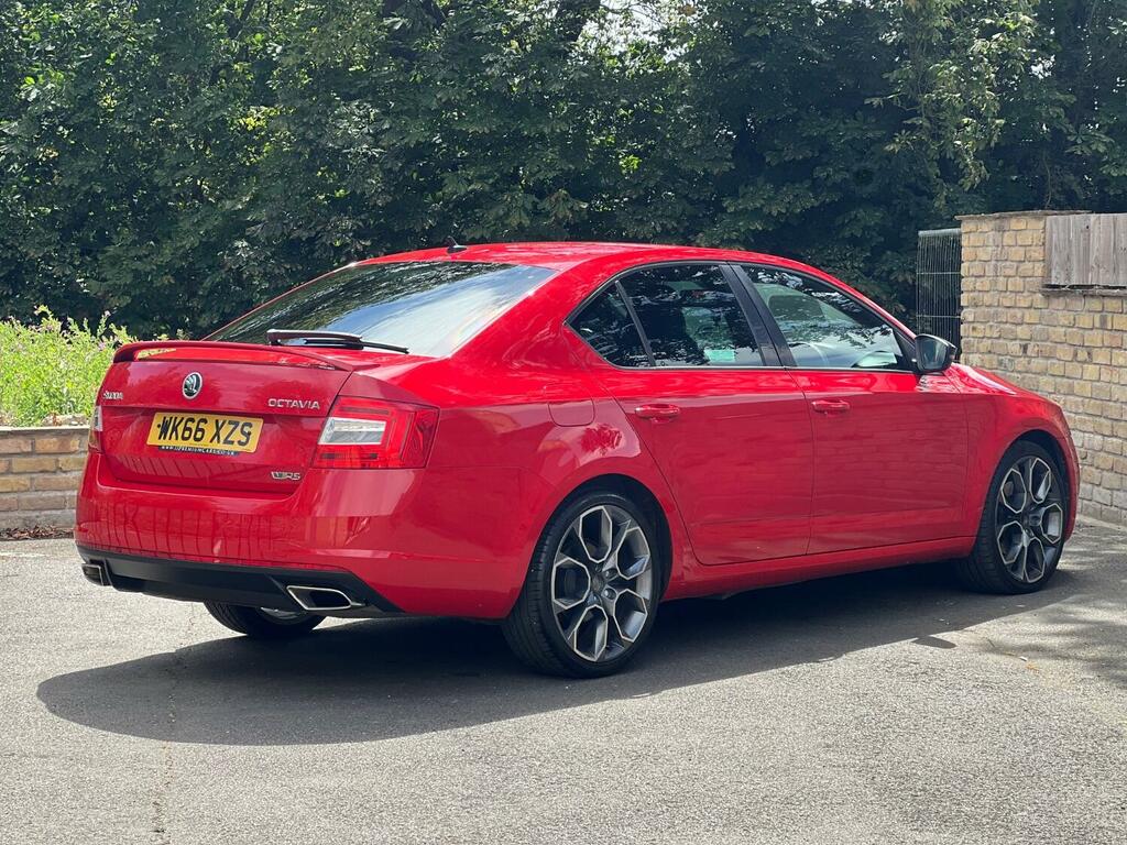 Skoda Octavia Hatchback 2.0 Tdi Vrs 2016 WK66XZS Red #3