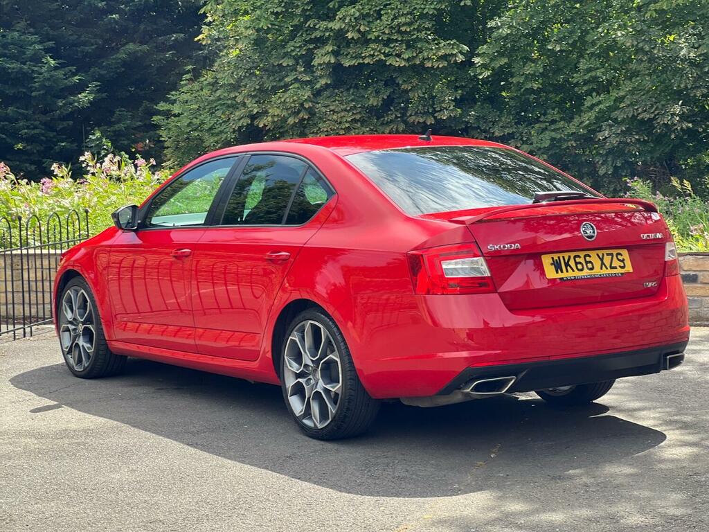 Skoda Octavia Hatchback 2.0 Tdi Vrs 2016 WK66XZS Red #4
