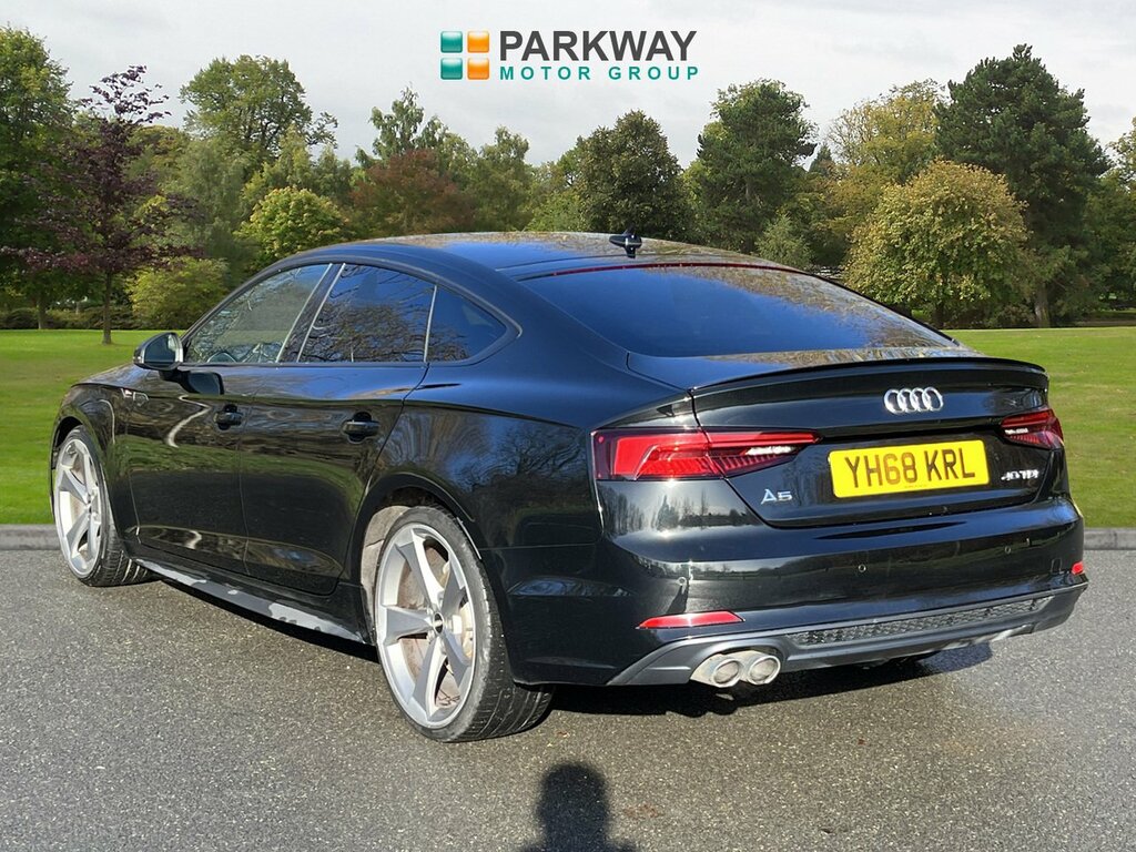Audi A5 Hatchback YH68KRL Black #6