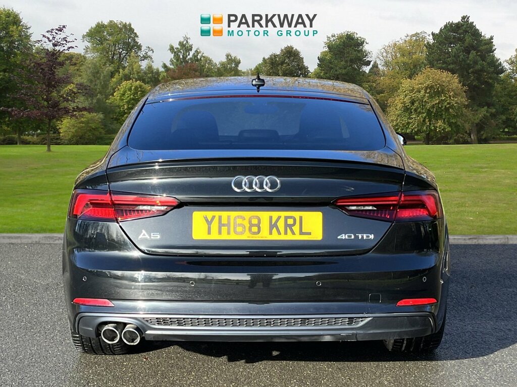 Audi A5 Hatchback YH68KRL Black #5