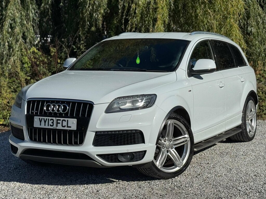 Audi Q7 3.0 Tdi V6 S Line Plus Tiptronic Quattro Euro 5 S YY13FCL White #2