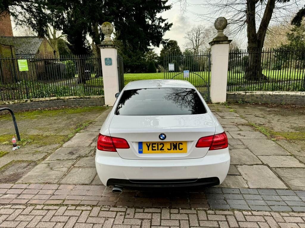 BMW 3 Series 320D M Sport YE12JWC White #4