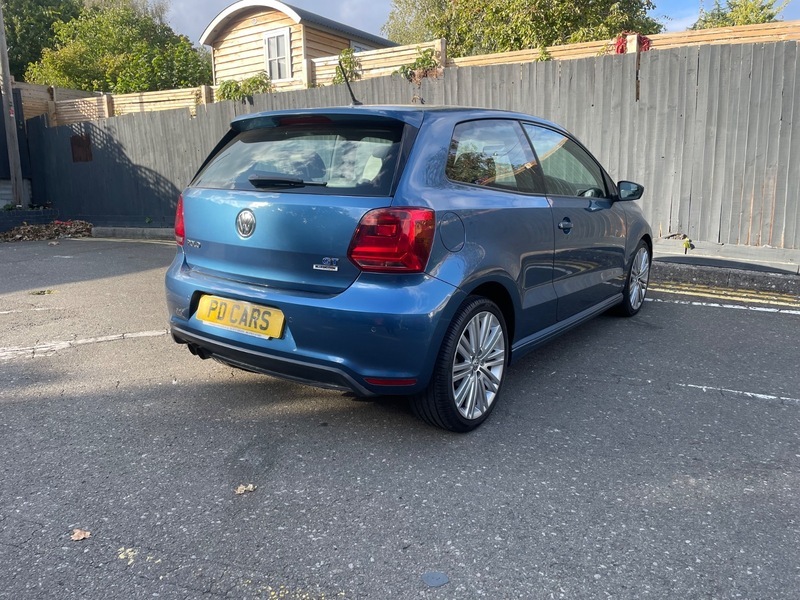Volkswagen Polo Bluegt Dsg Blue #3