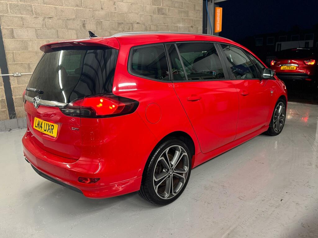 Vauxhall Zafira Tourer Mpv LM14UXR Red #6