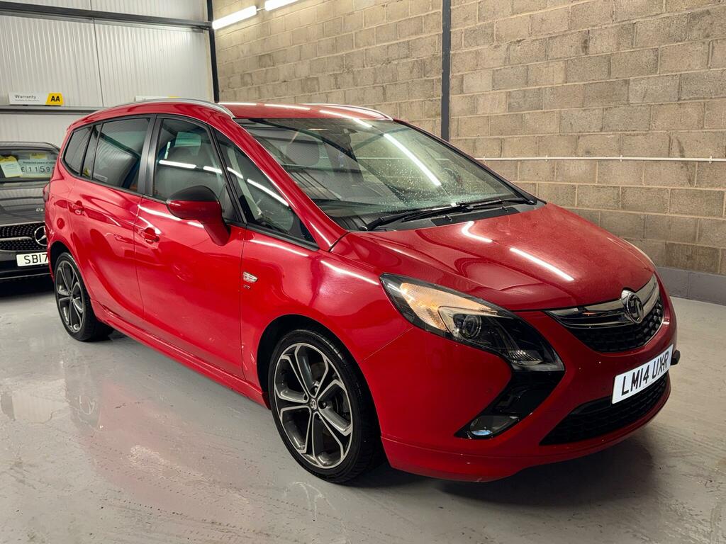 Vauxhall Zafira Tourer Mpv Red