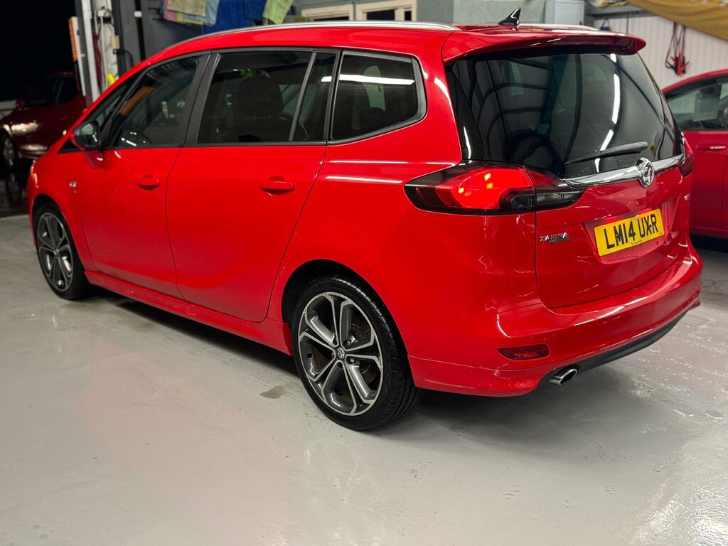 Vauxhall Zafira Tourer Mpv LM14UXR Red #4