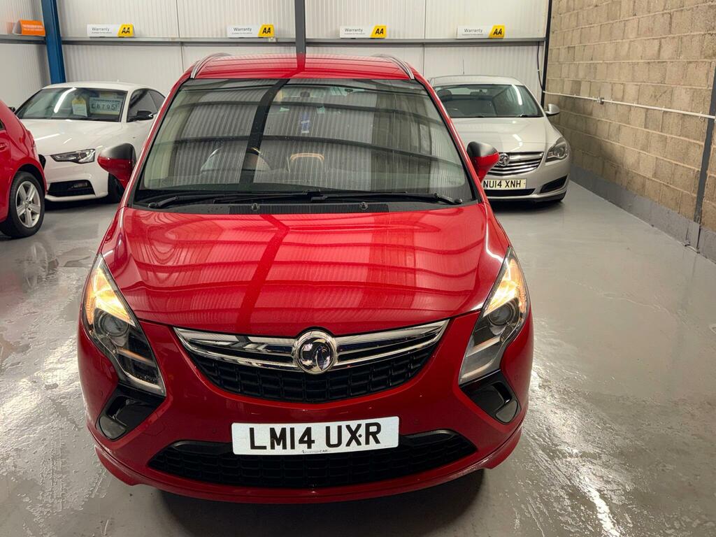 Vauxhall Zafira Tourer Mpv LM14UXR Red #2