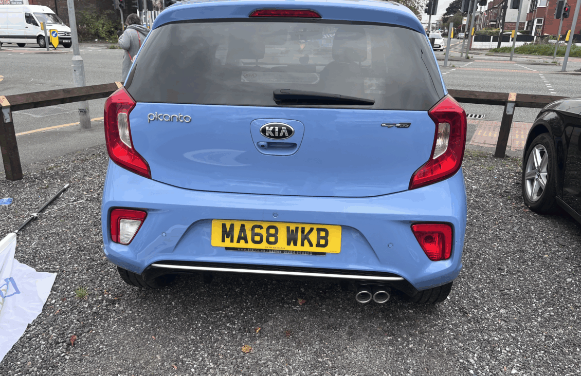 Kia Picanto Hatchback MA68WKB Black #3