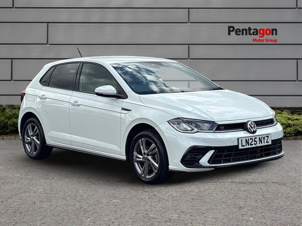 Volkswagen Polo 1.0 Tsi R Line Hatchback Dsg Euro 6 S White