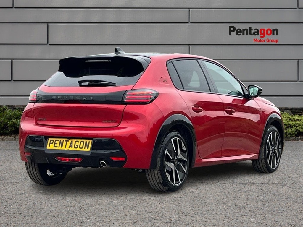 Peugeot 208 1.2 Puretech Mhev Gt Hatchback Hybrid E FV75CXM Red #4