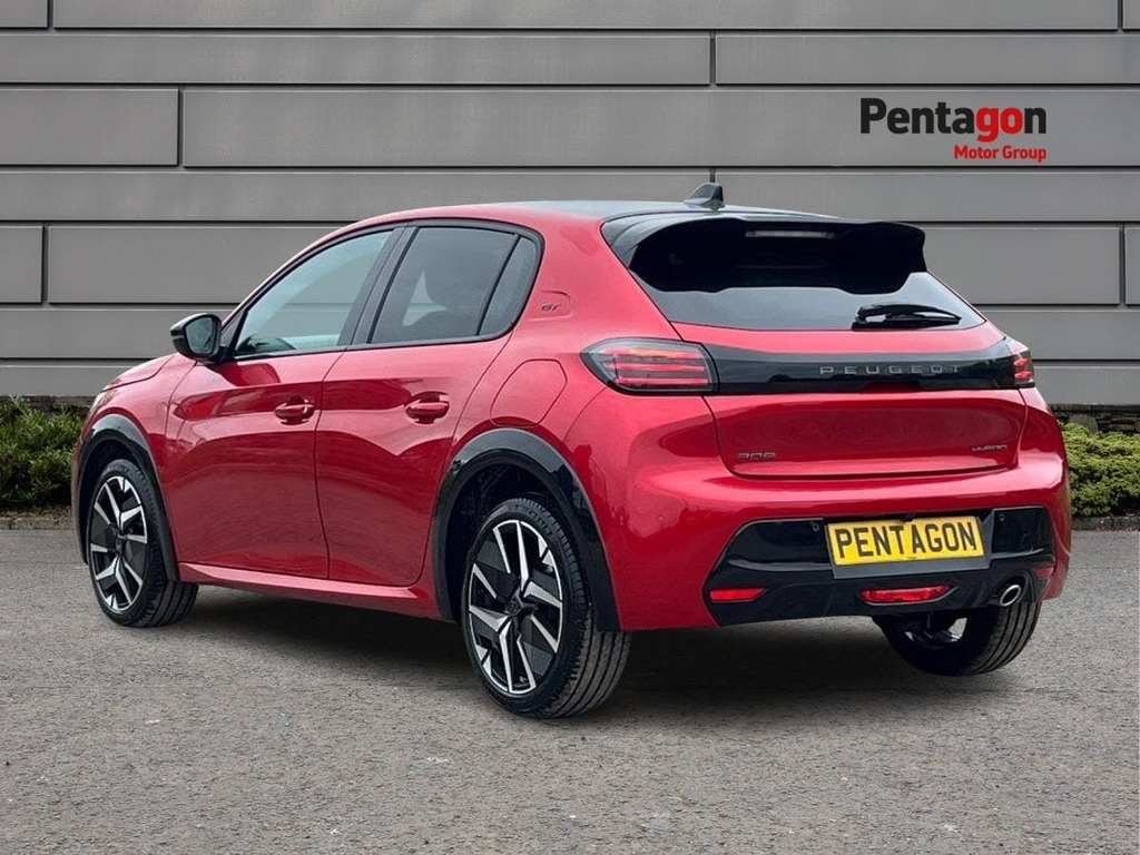 Peugeot 208 1.2 Puretech Mhev Gt Hatchback Hybrid E FV75CXM Red #2