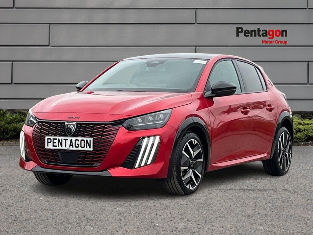 Peugeot 208 1.2 Puretech Mhev Gt Hatchback Hybrid E FV75CXM Red #3