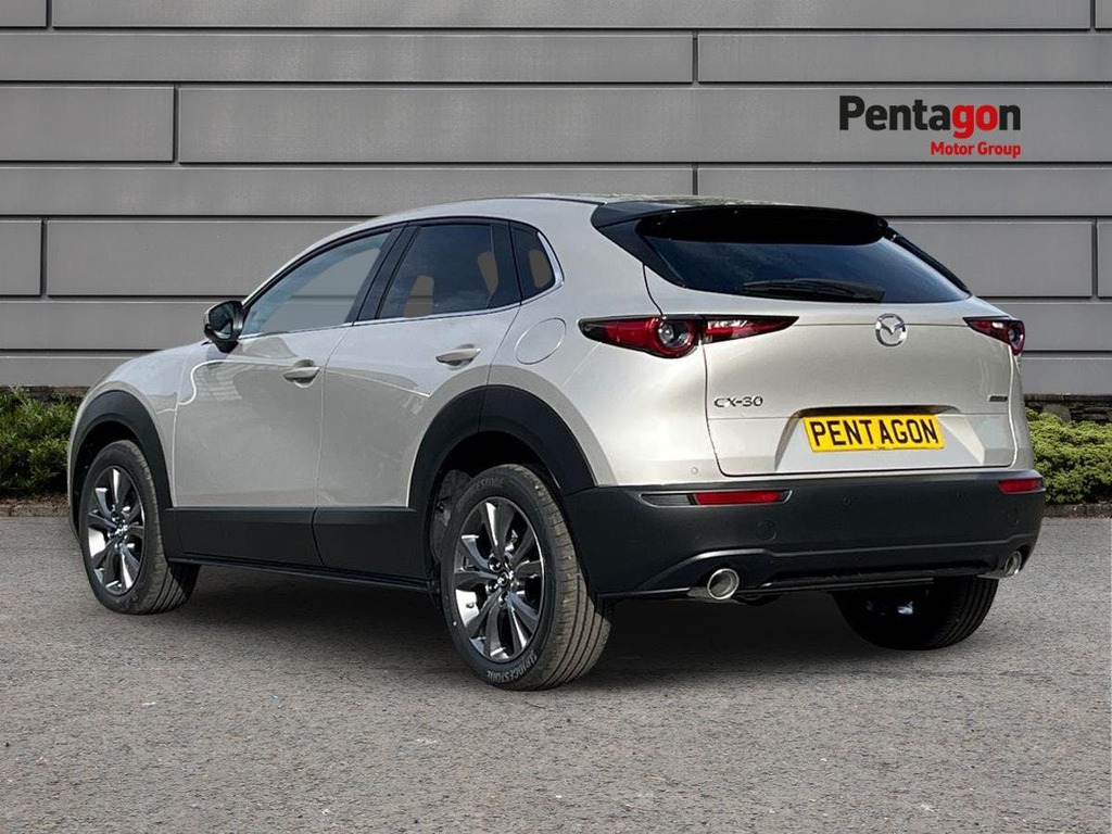 Mazda CX-30 2.0 E Skyactiv X Mhev Exclusive Line Suv Petro FV75BSZ White #2