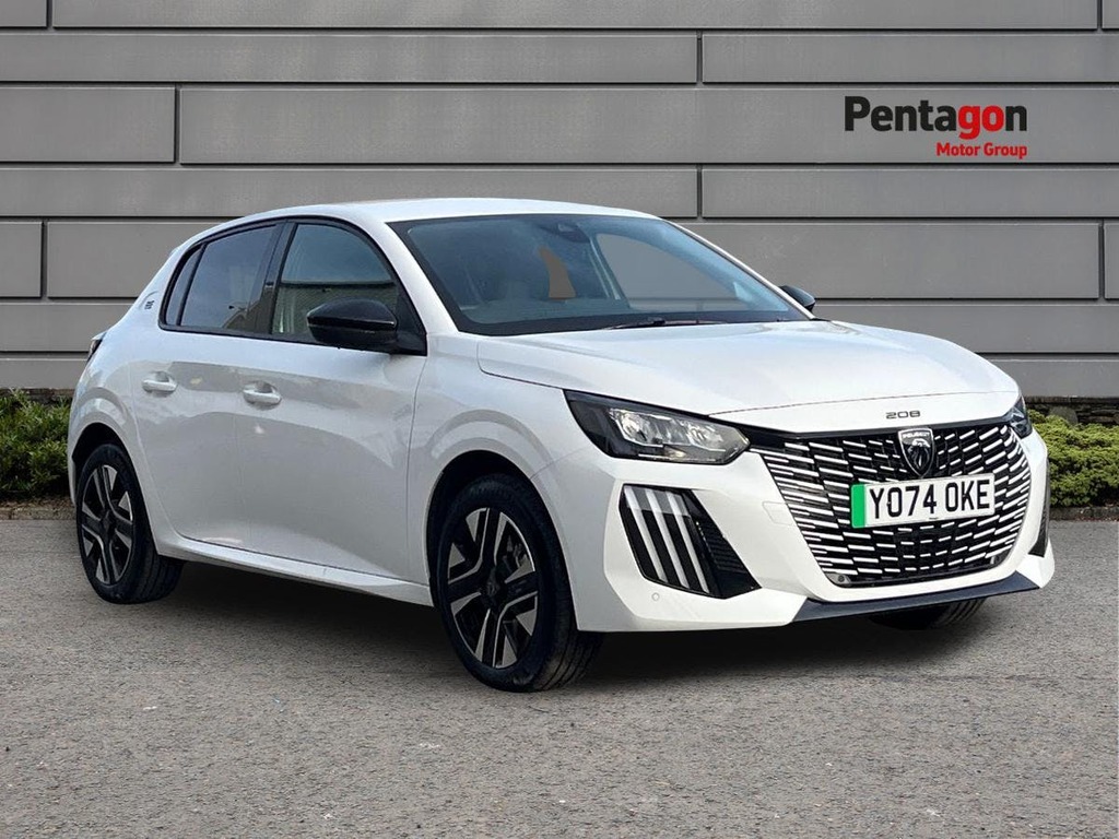 Peugeot e-208 50Kwh Allure Hatchback 7.4Kw Ch White