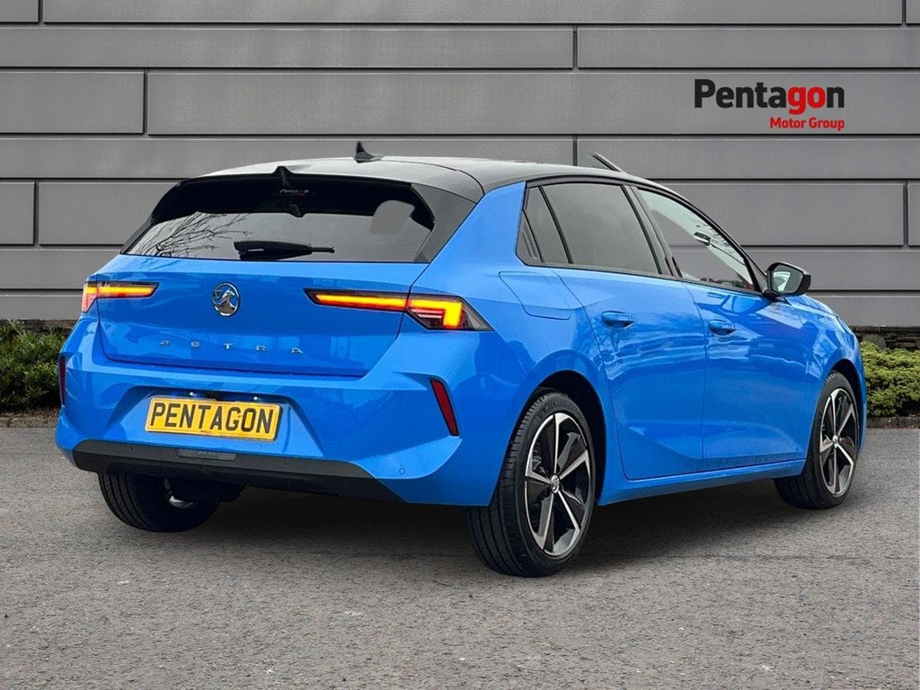 Vauxhall Astra 1.2 Turbo Griffin Hatchback Euro FD75HZP Blue #4