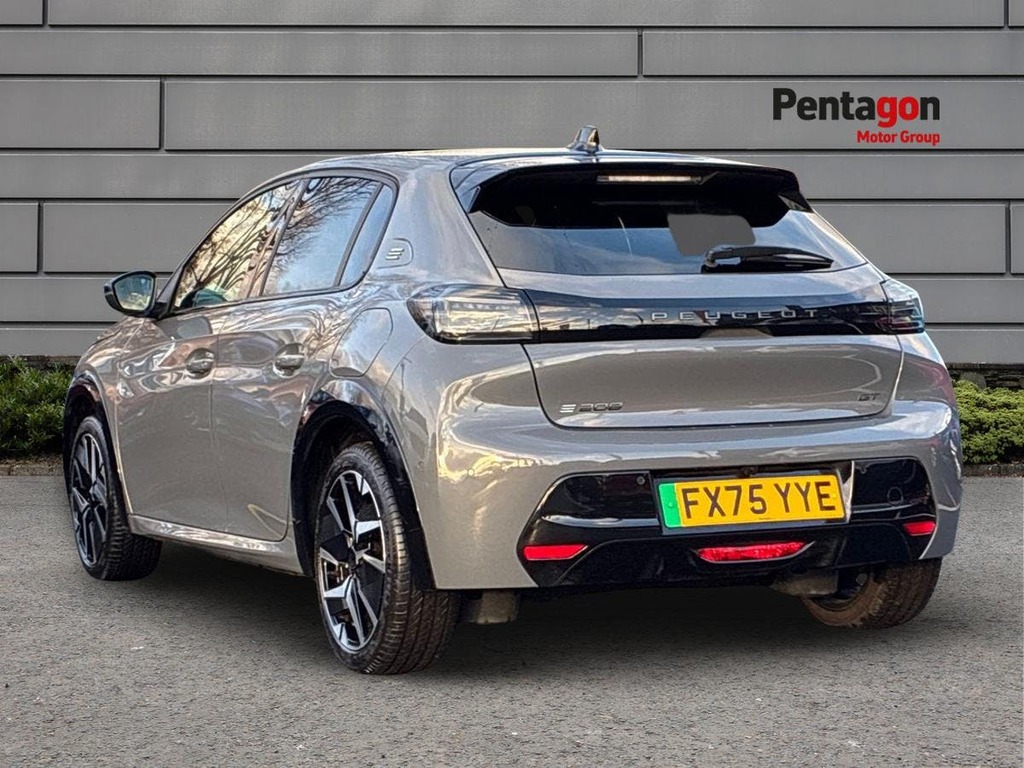 Peugeot e-208 51Kwh Gt Premium Hatchback 7.4K FX75YYE Grey #2