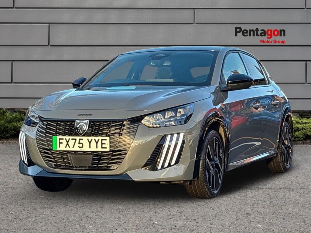 Peugeot e-208 51Kwh Gt Premium Hatchback 7.4K FX75YYE Grey #3