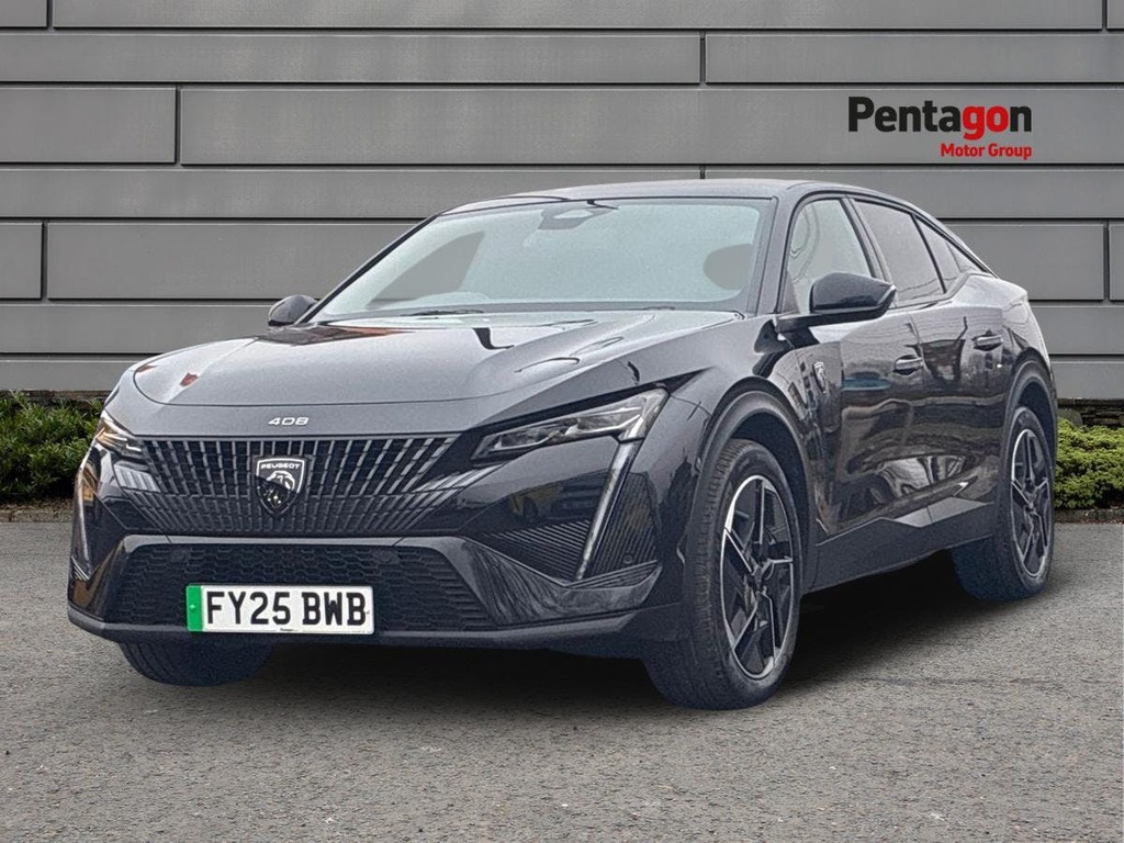 Peugeot 408 58Kwh Gt Fastback 210 Ps FY25BWB Black #3