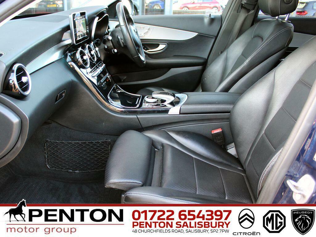 Mercedes-Benz C Class 1.6 C200d Sport Premium G-tronic Euro 6 Ss 5 Blue #2