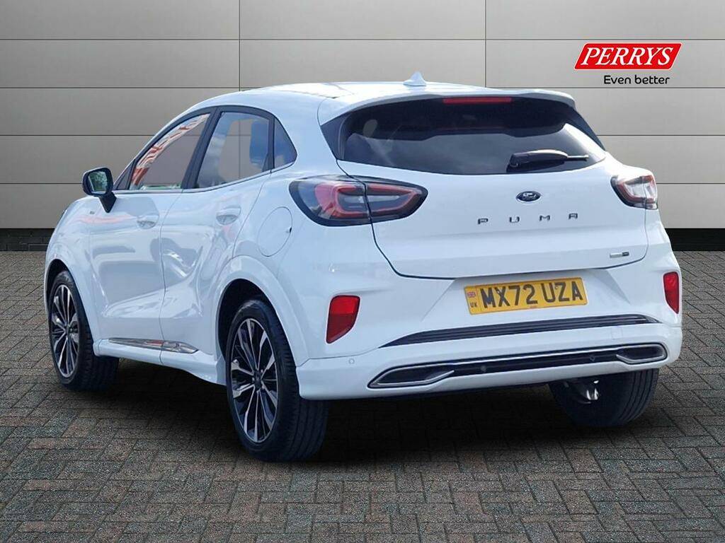 Ford Puma 1.0 Ecoboost Hybr Mhev 155 St-line Vignale Dct MX72UZA White #2