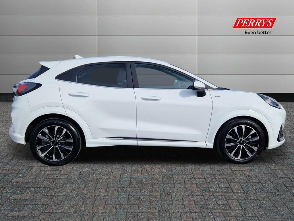 Ford Puma 1.0 Ecoboost Hybr Mhev 155 St-line Vignale Dct MX72UZA White #3
