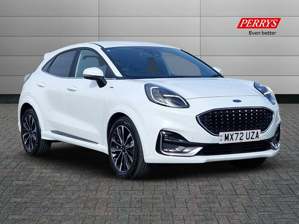 Ford Puma 1.0 Ecoboost Hybr Mhev 155 St-line Vignale Dct White