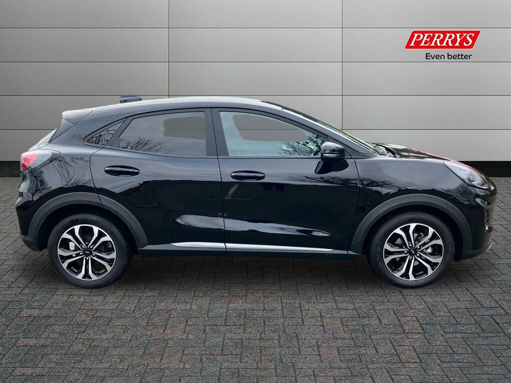 Ford Puma 1.0 Ecoboost Hybrid Mhev Titanium OV25DGO Black #3