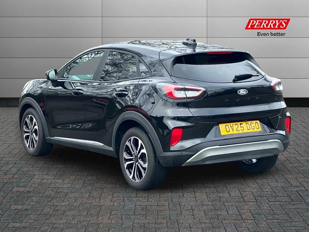 Ford Puma 1.0 Ecoboost Hybrid Mhev Titanium OV25DGO Black #2
