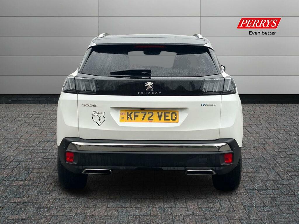 Peugeot 3008 1.6 Hybrid4 300 Gt E-eat8 KF72VEO White #5