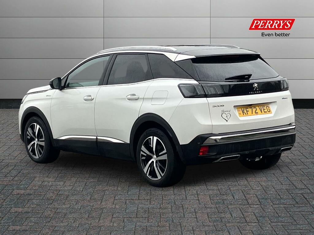 Peugeot 3008 1.6 Hybrid4 300 Gt E-eat8 KF72VEO White #2