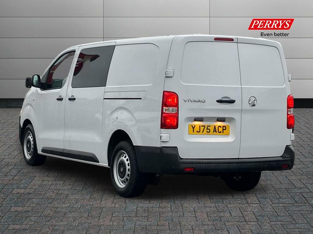 Vauxhall Vivaro 2.0 Turbo D 145 Prime H1 Double Cab White #2