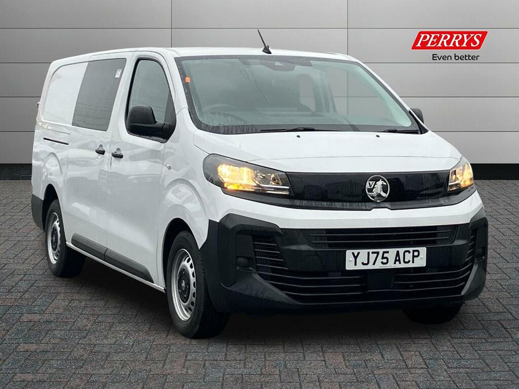 Vauxhall Vivaro 2.0 Turbo D 145 Prime H1 Double Cab White