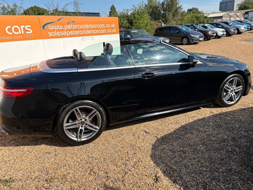 Mercedes-Benz E Class 2.0 D Amg Line Cabriolet G-tronic Euro 6 Ss HY18DYO Black #3
