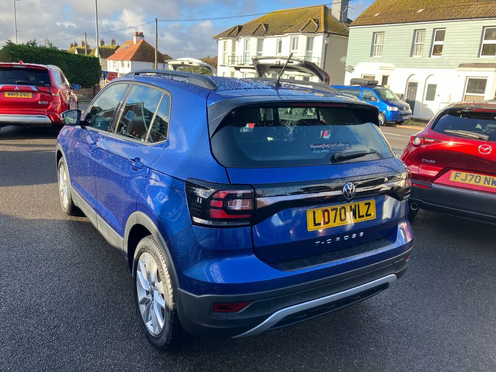 Volkswagen T-Cross Se 1.0 Tsi Suv Euro 6 7 Dsg S LD70WLZ Blue #3