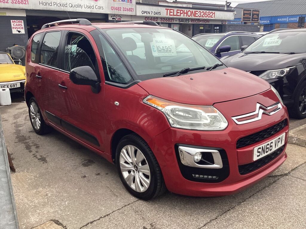 Citroen C3 Picasso 1.6L Edition Blue Hdi Mpv Euro 6 Red