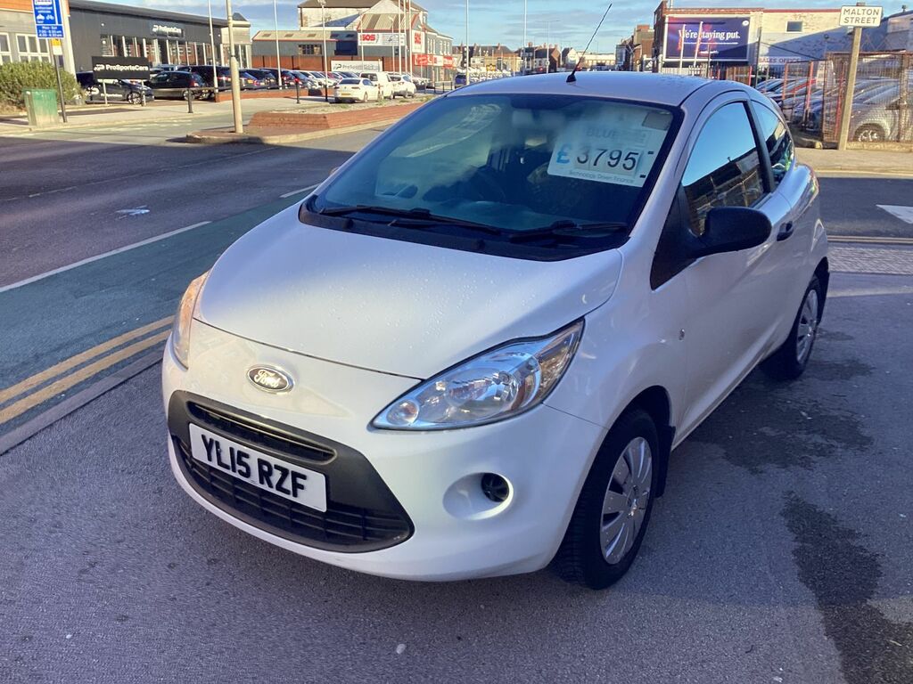 Ford KA 1.2L Studio Hatchback Euro 6 68 YL15RZF White #3