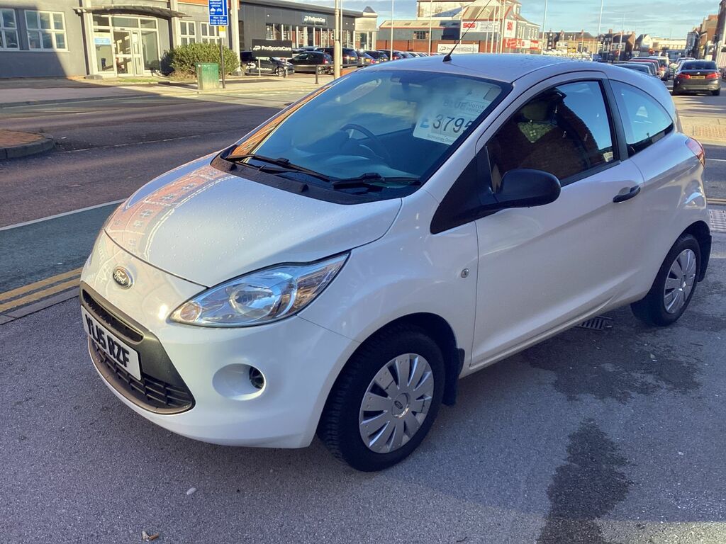 Ford KA 1.2L Studio Hatchback Euro 6 68 YL15RZF White #4