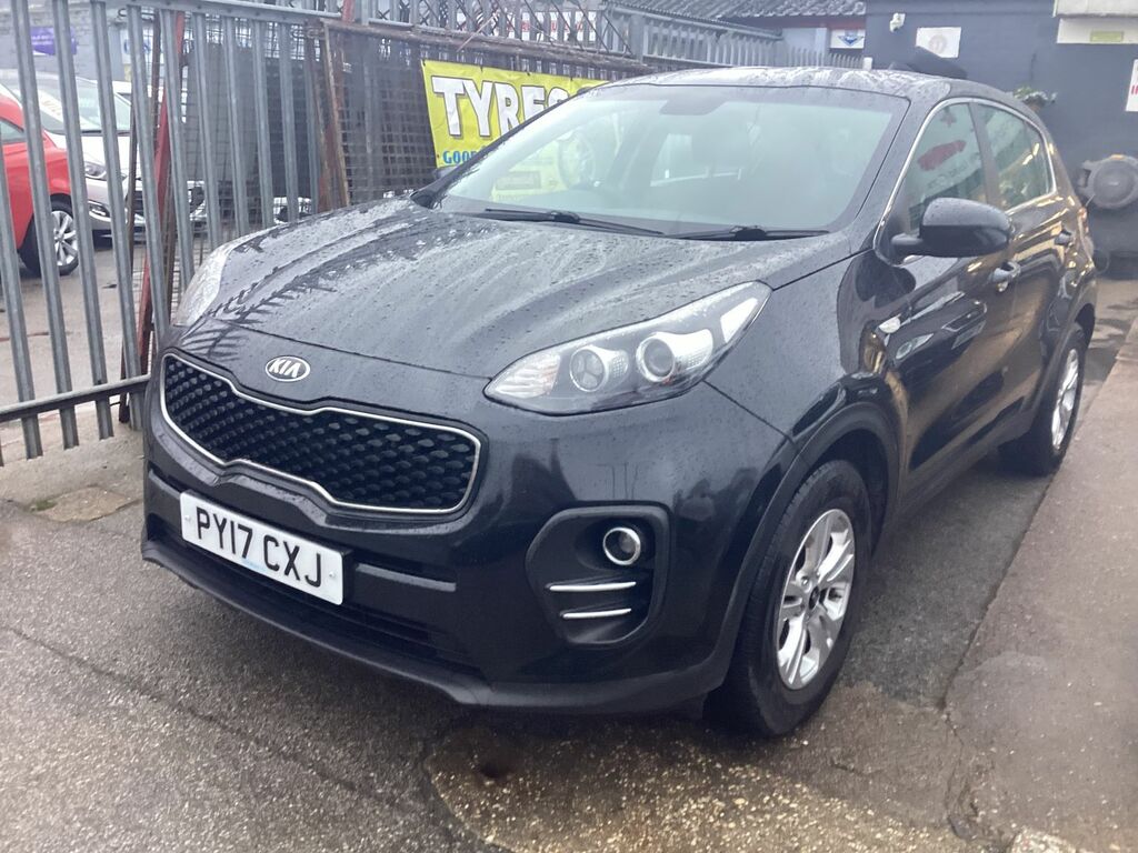 Kia Sportage 1.7L 1 Crdi Isg Suv Euro 6 114 PY17CXJ Black #6