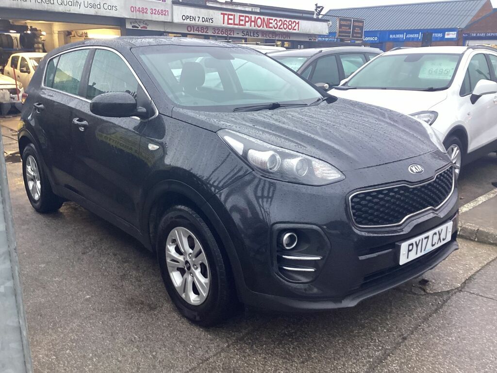 Kia Sportage 1.7L 1 Crdi Isg Suv Euro 6 114 PY17CXJ Black #4