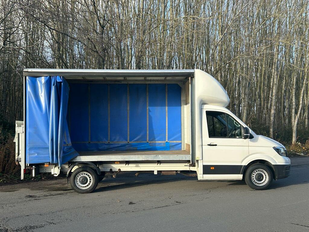 Volkswagen Crafter 35 2.0 140Ps Lwb Startline Curtainsider DY19JOH White #3