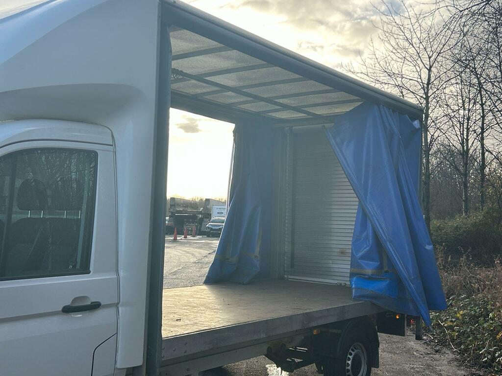 Volkswagen Crafter 35 2.0 140Ps Lwb Startline Curtainsider DY19JOH White #6