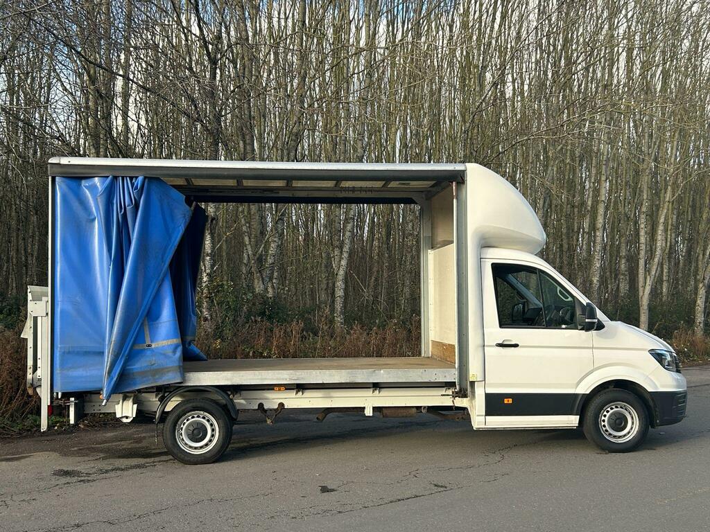 Volkswagen Crafter 35 2.0 140Ps Lwb Startline Curtainsider DY19JOH White #4