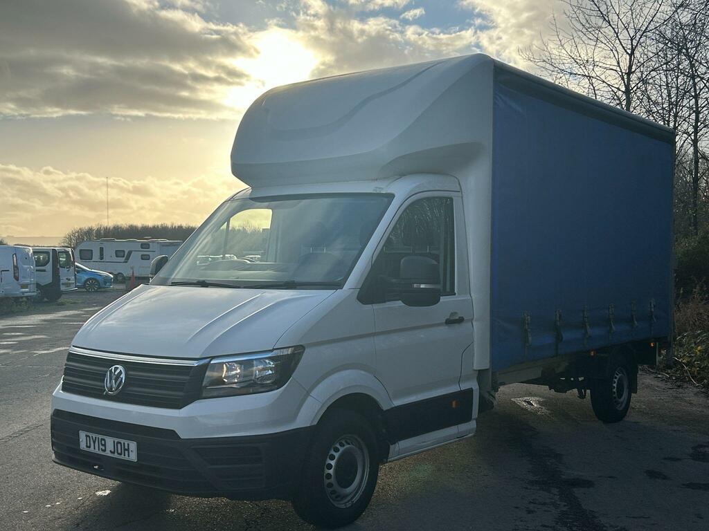 Volkswagen Crafter 35 2.0 140Ps Lwb Startline Curtainsider DY19JOH White #5