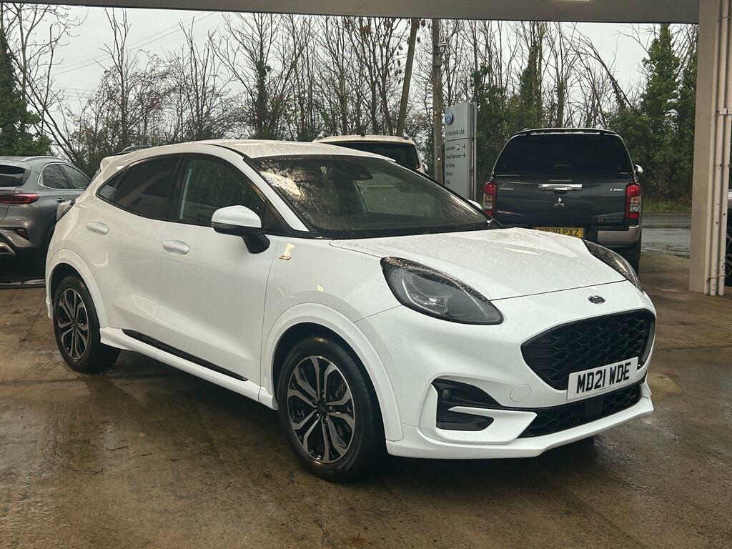 Ford Puma 1.0T Ecoboost Mhev St-line Euro 6 Ss White