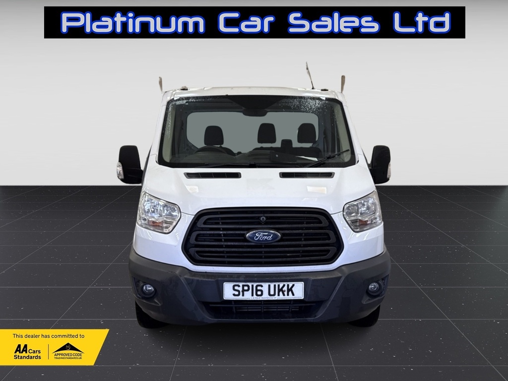 Ford Transit Custom 350 Mwb Dropside SP16UKK White #2