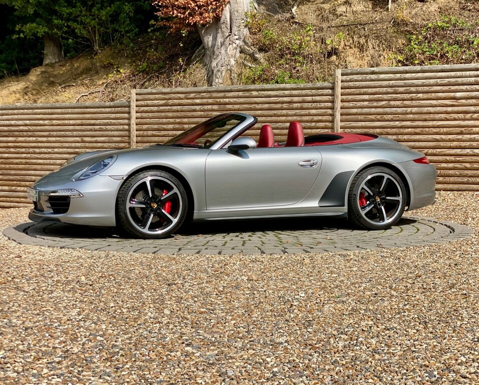 Porsche 911 Convertible PK13YKY Silver #4