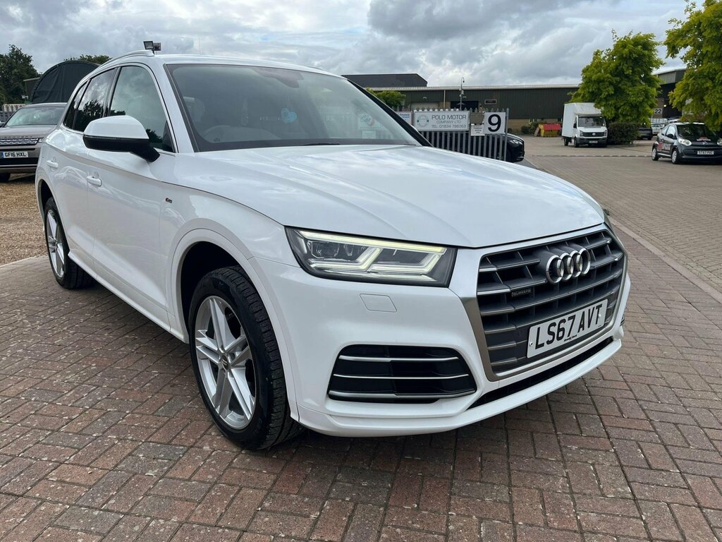 Audi Q5 2.0 Tdi S Line S Tronic Quattro Euro 6 Ss LS67AVT White #4