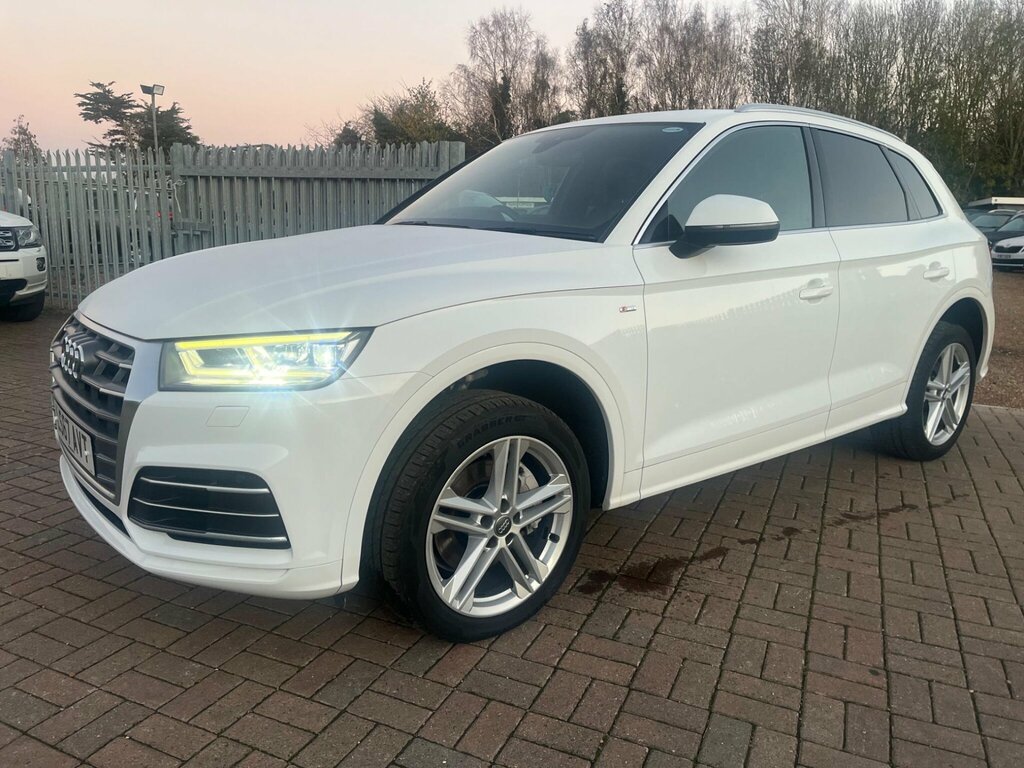 Audi Q5 2.0 Tdi S Line S Tronic Quattro Euro 6 Ss LS67AVT White #2
