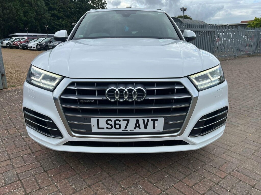 Audi Q5 2.0 Tdi S Line S Tronic Quattro Euro 6 Ss LS67AVT White #6