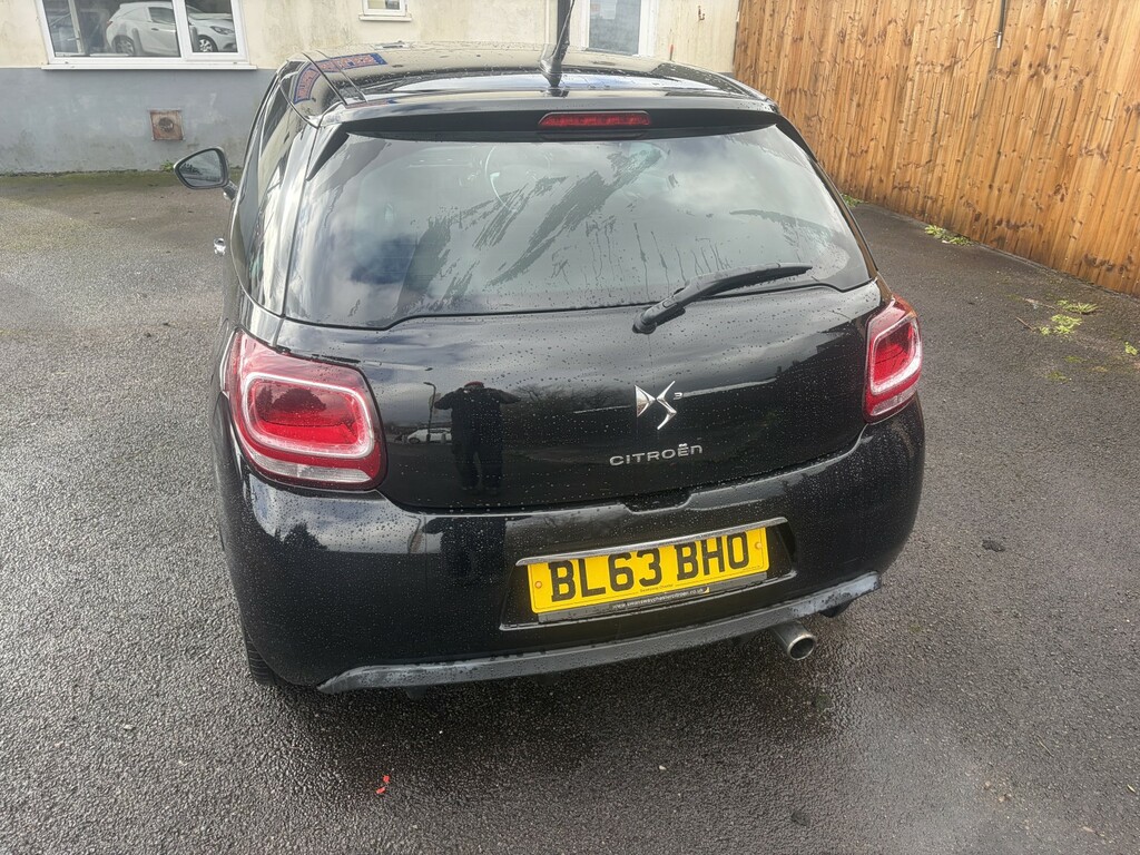 Citroen DS3 Hatchback 1.6 E-hdi Airdream Dstyle 2014 BL63BHO Black #3
